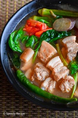  Sinigang na Baboy – Kirpeä ja Umami- täynninen SikokeittoIlo Iloilo Citystä!